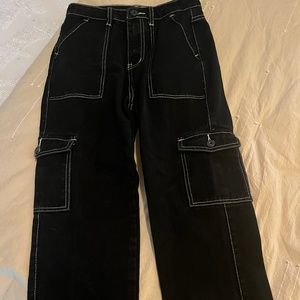 Shein Black Cargo Jeans